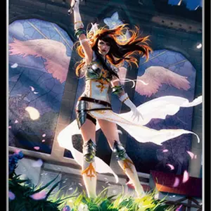 MTG 魔導戦士、ティナ 天野絵　プレイブースター産foil マジック ザ・ギャザリング FFVI 魔導戦士 ティナ 日本語版 Foil