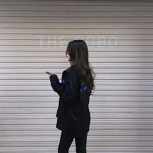未使用 グレー フリースジャケット 上品ボア DISCOAT ブルゾン 