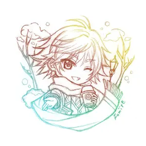 手描きイラスト【時の騎士】オリジナル　ポストカード4枚　男の子　色紙　原画　直筆 手描きイラスト【時の騎士】オリジナルポストカード4枚男の子