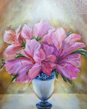 光を纏う河津桜」SMキャンバス 風景画 画家painterTMK本人出品 - メルカリ