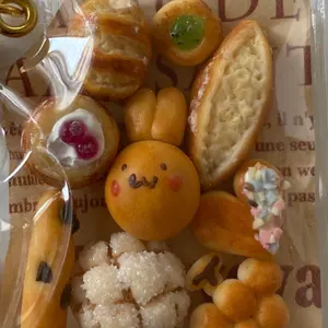 ガチャ詰めポーチ風♡キャンディバックキーホルダーオレンジきらきら ガチャ詰めポーチ風キーホルダー キャンディバッグ 推しカラー