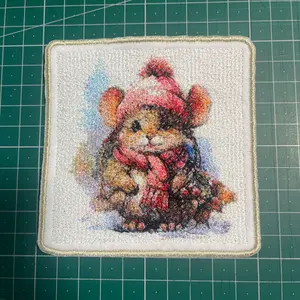 在庫処分1点限り❣️ロラライハリス刺繍データ エンブクロス生地