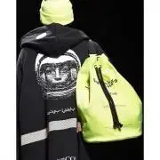 まお様 HIROFU ヒロフ トートバッグ チェスタ Hロゴ シボ革 ブラック