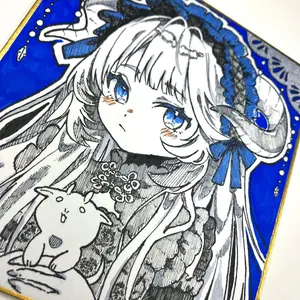 ︎様 オリジナル 手描きアナログイラスト 色紙No.7 - メルカリ