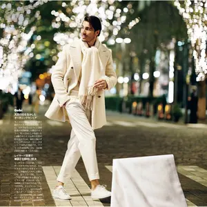 LEON　Herno カシミヤ100% メンズ チェスターコート 44 LEON様専用 Herno カシミヤ100% メンズ チェスターコート 44