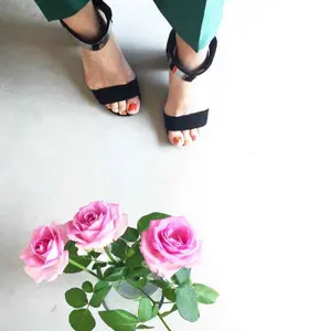 ロンハーマンリラックスロングブラックスカートMN530 - メルカリ