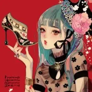 初期 香港製 VIVIENNE TAM ヴィヴィアンタム 墨絵蓮柄ワンピース