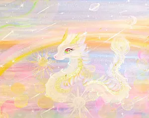 開運絵画 ❀アカツキ満月ヒーリング❀ - メルカリ