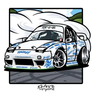 スピードウェイパル FC3S ボディ キャンディーカラー ワインレッド