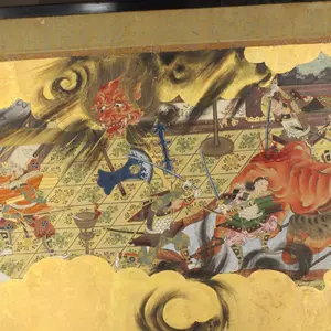 七宝焼 安井幸晴作 牡丹文 花瓶 唐木台付 共箱 V 9556 - メルカリ