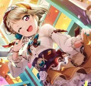 ダンガンロンパ 澪田唯吹 ハート型アクリルスバッジ くじメイト 缶