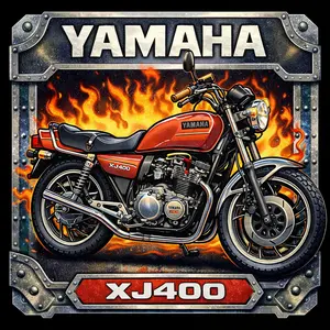 Yamaha XJ400 XJ550 タンク サイドカバー テールカウル セット - メルカリ