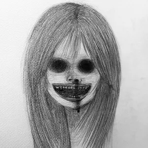ペン画 抽象画 二面性 シュールレアリスム - メルカリ