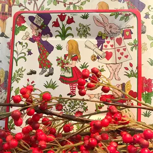 リンドナー　ベルベデーレバラ柄　サンドウィッチトレイ&カトラリーレスト リンドナー ベルベデーレバラ柄 サンドウィッチトレイ&カトラリー