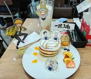 ヒューマンバグ大学 鶴城 周防 冬馬 等身&ミニキャラコースターセット