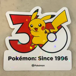 韓国限定】ポケモン 30周年 ステッカー ピカチュウ レア - メルカリ