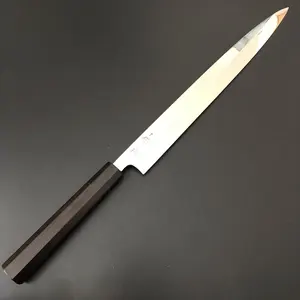築地正本　純鋼　本焼　薄刃　和包丁　刃渡り242mm 8寸　　黒檀八角柄 築地正本純鋼本燒薄刃和包丁刃長242mm 8吋黑檀八角柄‐ Mercari Japan