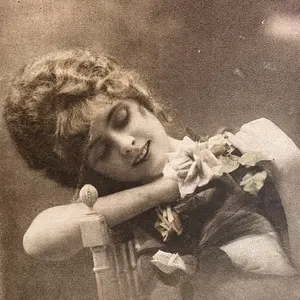 ♡フランスアンティーク ファッションプレート マリアージュフレーム