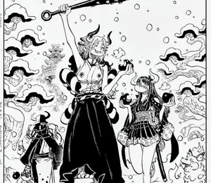 ワンピース 複製原画 ナミ ワノ国 ONEPIECE 複製原稿 - メルカリ