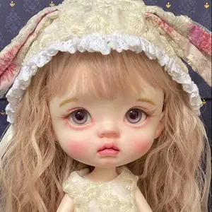 セリアドール カスタムヘッド キュート大 オッドアイ 白ねこ 追加アイ 