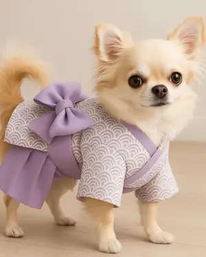 犬用 振袖 お引きずりセット - メルカリ