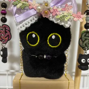 お祭り用インド刺繍リボン 浜松祭り サンキャッチャー 水引 紫 
