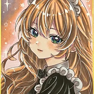 h*☆様 手描きイラスト オリジナルイラスト アナログ 創作 - メルカリ