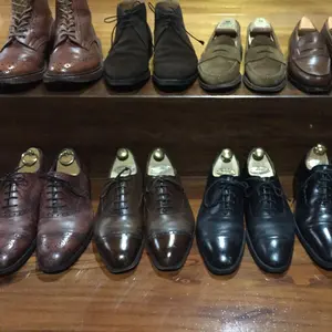 エドワードグリーンチェルシーとクロケット&ジョーンズ 6.5 ドレス新卒