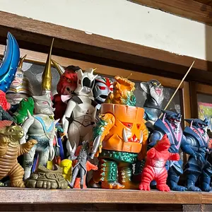 激レア 怪獣コマンドパワー軍団 ゼラギラス星人 無版権 ソフビ 当時物