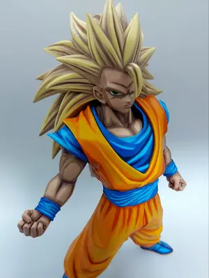 ドラゴンボール 孫悟空 フィギュア リペイント 二次元彩色 箱付き