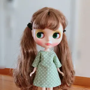 ハンドメイド レザー ドールブーツ プチブライスちゃん ご予約品
