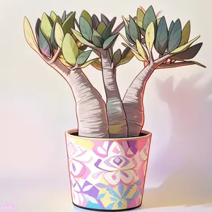 ☆パキラ☆斑入り☆極美ミルキーウェイ☆曲がり☆希少☆6号鉢 ☆パキラ☆斑入り☆極美ミルキーウェイ☆曲がり☆希少☆6号鉢