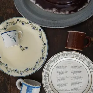 GIEN RINCEAUX ジアン オーバル皿 ランソー フランスアンティーク