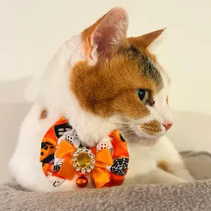 モンステラ&ハイビスカス(ピンク)わんちゃん猫ちゃん用首輪 モンステラ&ハイビスカス(ピンク)わんちゃん猫ちゃん用首輪