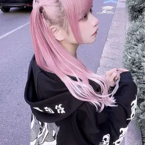 andmary Dada ribbon tops pink beige - メルカリ
