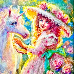 みぃこ○魔法のsunrise 絵画原画 みぃこ様専用○魔法のsunrise 絵画原画 - メルカリ