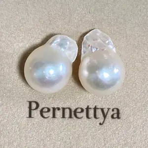 大粒 高グレード あこや真珠 ピアス あこやパール フックピアス akoya あこや真珠 フックピアス Akoya Pearl M447 - メルカリ