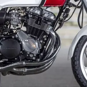 新河岸 シンガシメガホン ホーク cb250t cb400t マフラー ヤシメガ