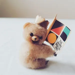 久保田英津子 原画 「猫舞台 ー出番ー」 アクリル画