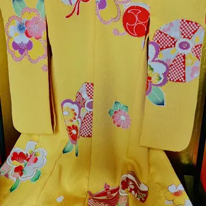 新品 和裁師直伝 七五三 帯 作り帯 黒金 7歳 黒地 金糸 日舞
