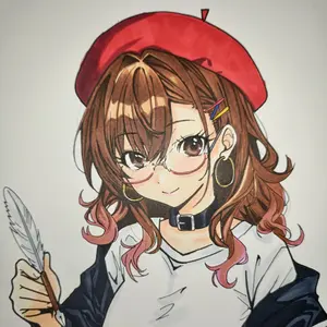 ウマ娘 ジェンティルドンナ 手描きイラスト 原画 中色紙 コピック 一点