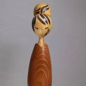 創作こけし 栗林一雪作品 2点セット Kokeshi Doll - メルカリ