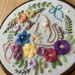 刺繍フレーム☆*:.。 母の日 ハンドメイド インテリア - メルカリ