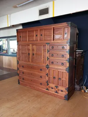 c18 イタリア職人手作り品 TARPAC社 PT 栗材ダイニング5点セット