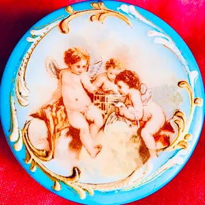 未使用Fifi&Romeoハンガー付きスカル刺繍ファードクロ防寒コート日本製