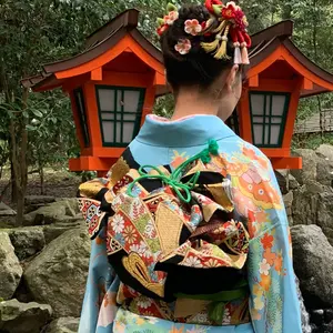 値下げ 川島織物 秀英華文 仕立て済 本袋帯 振袖に 一回使用 - メルカリ