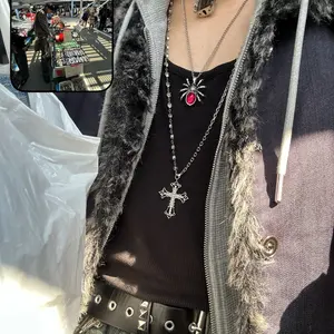 平成ギャル y2k お兄系 グランジ ファー付き ジャケット アウター