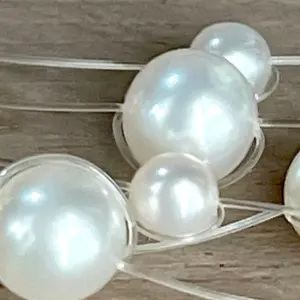 タサキ】K14WG/クリーニング済み！ チョーカー / 真珠 ネックレス