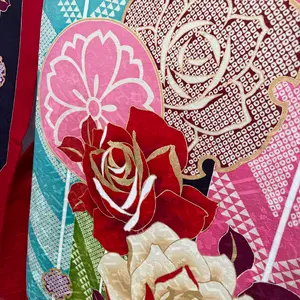 振袖フルセット　1108 正絹振袖　文様織　水色　さくら 振袖フルセット 1108 正絹振袖 文様織 水色 さくら - メルカリ