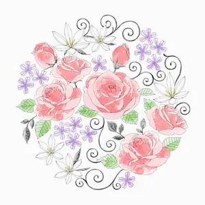 ☆ ローズ@様専用☆ハートのステップストーン4個☆マカロンに乗った